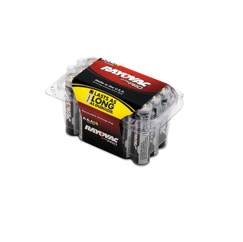 Rayovac Ultro Pro Alkaline AAA Batteries in an 18 pack
